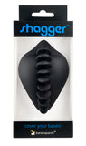 Shagger Stimulating Strap-On Dildo Base Black