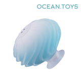 Ocean Toys Coral Clitoral Stimulator - Aqua