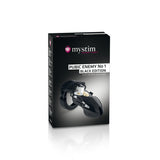 Mystim Pubic Enemy No 1 Electro Chastity Cage Black Edition