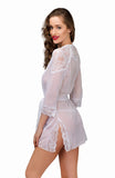 TET Lingerie Peignoir Bella White