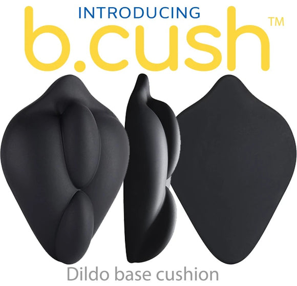 B.Cush Flat Stimulating Strap-On Dildo Base