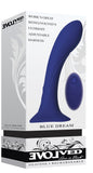 Blue Dream Silicone Strap-On Remote Controlled Vibrator