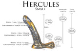 Godemiche Hercules Dildo Blue & White China