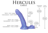 Godemiche Hercules Dildo Blue & White China
