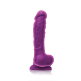 Colours Dual Density 8" Dildo - Purple