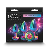 Rear Assets 3 Piece Multicolor Trainer Kit with Rainbow Jewel